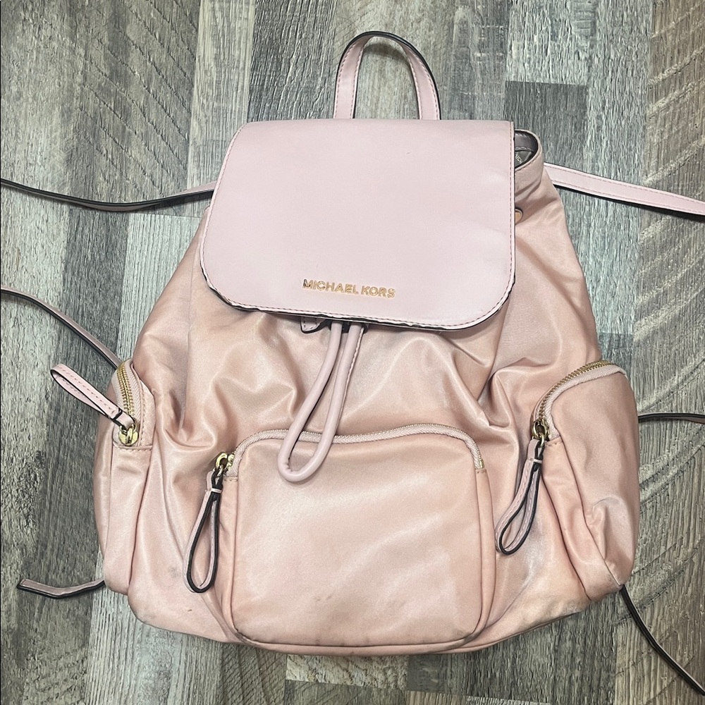 Michael Kors Blush Pink Backpack